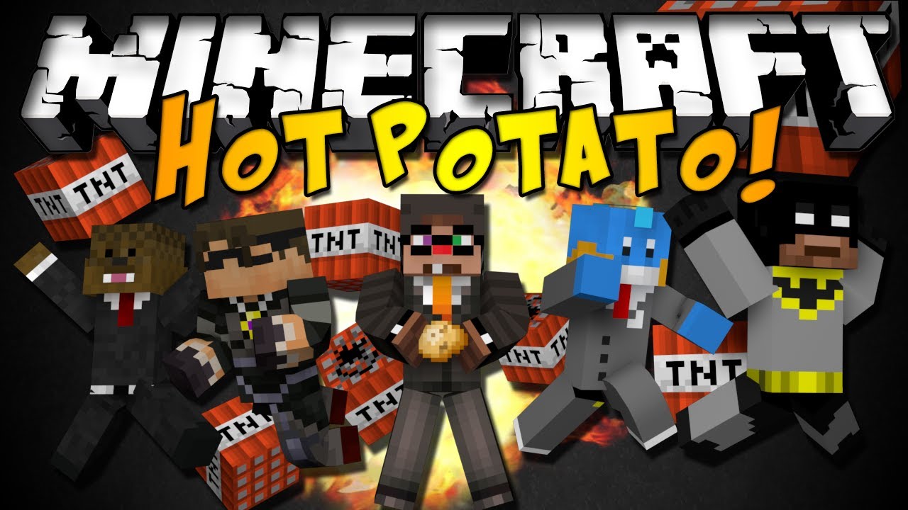 Minecraft Mini-Game: HOT POTATO w/ Chim, Sky, Jerome, Husky, and Ryan! (HD)