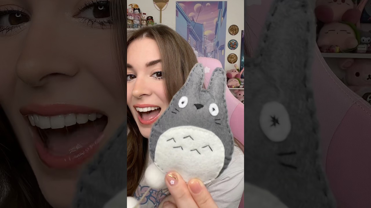 IS TOTORO CHEESEST?? 🌱 DIY Totoro felt mobile tutorial for babies 👶🏻 with pattern!!