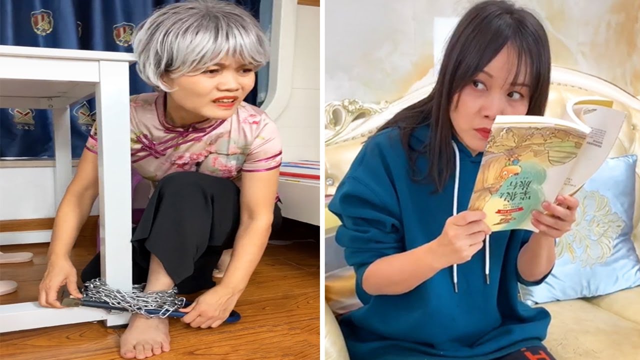 Video funny mother and daughter 🤣🤣 - Chinese Funny Video Tik Tok #3