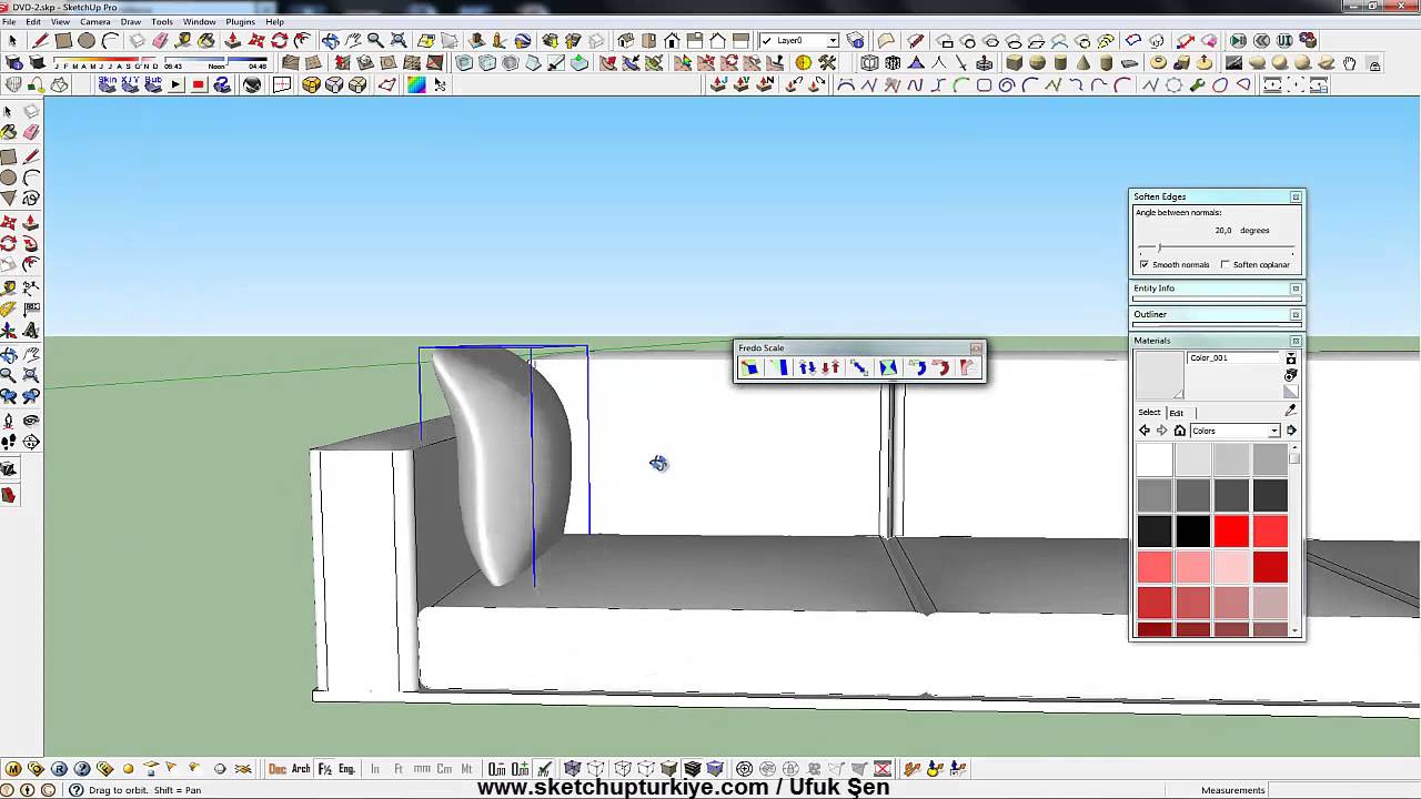 Sketchup Koltuk Modelleme 02