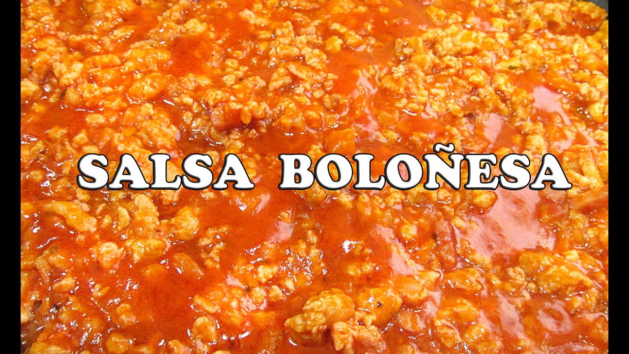 Cómo hacer Salsa Boloñesa