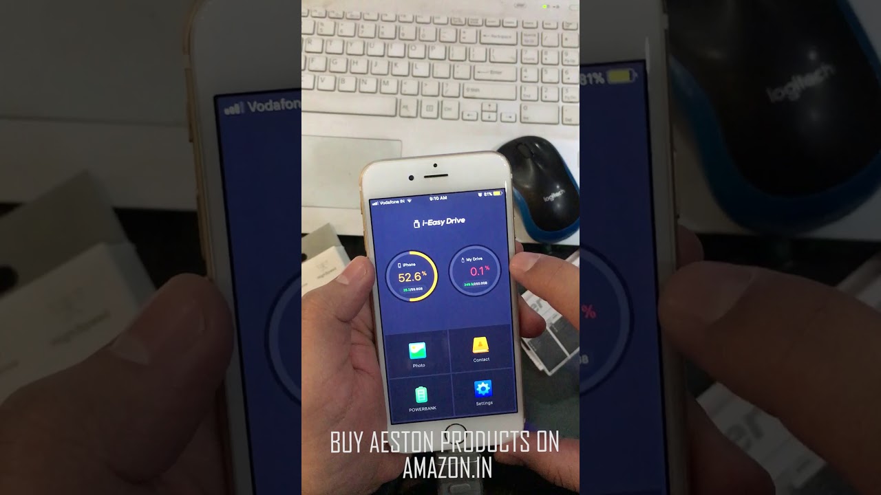 Aeston 256 GB 3 in 1 OTG Easy Flash Drive for IPHONE / IPAD / IPOD / IOS / PC / ANDROID