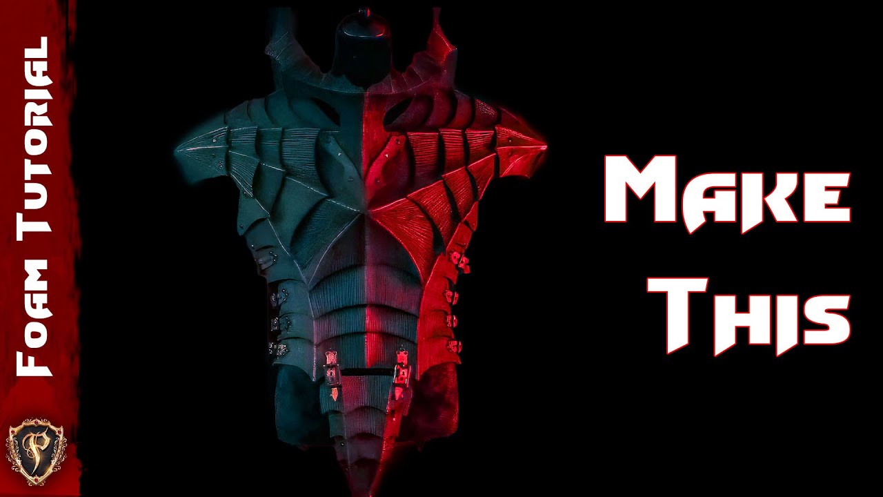 Making The Berserk Armor Breastplate & Pauldrons (Foam Version)