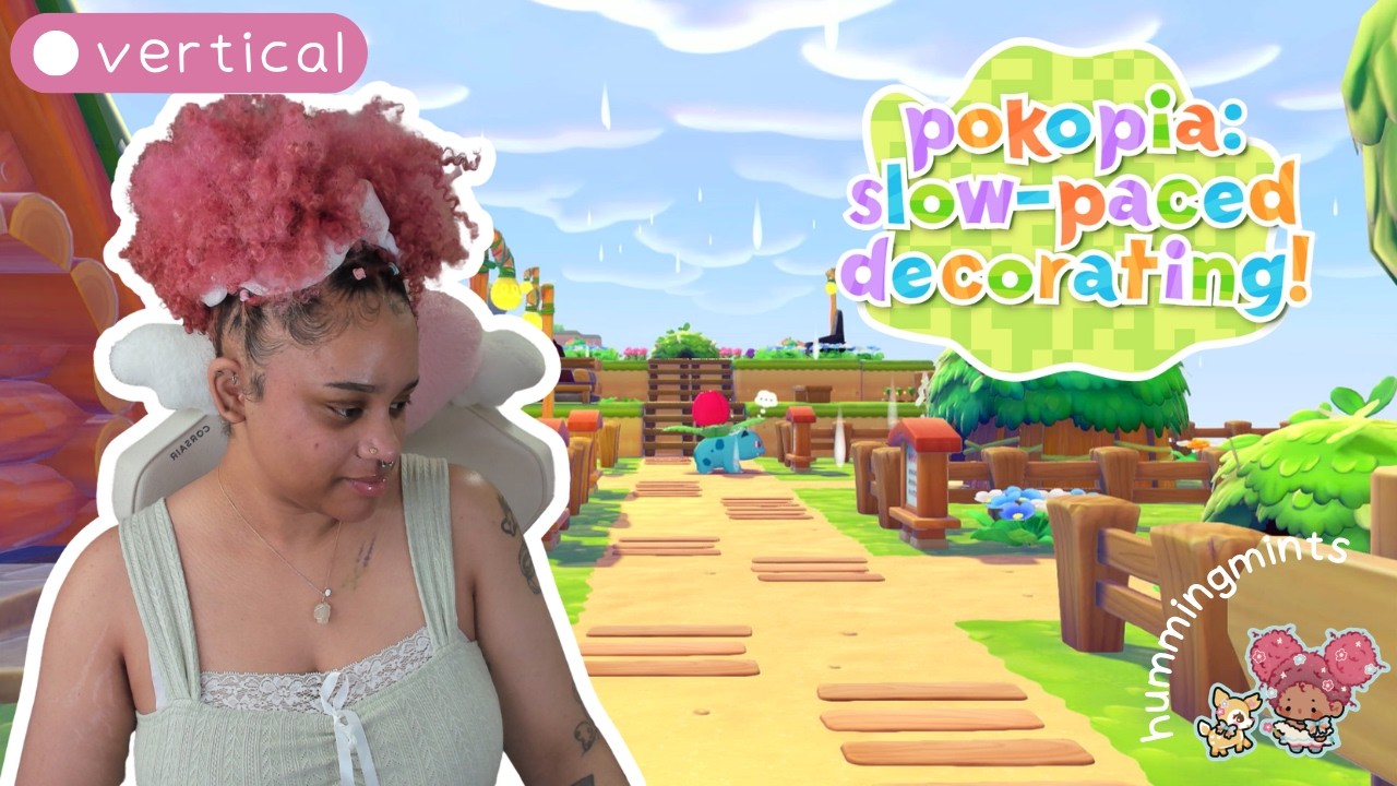 🌷💗 MORE slow-paced cozy town decorating!~ 💗#shorts #pokopia