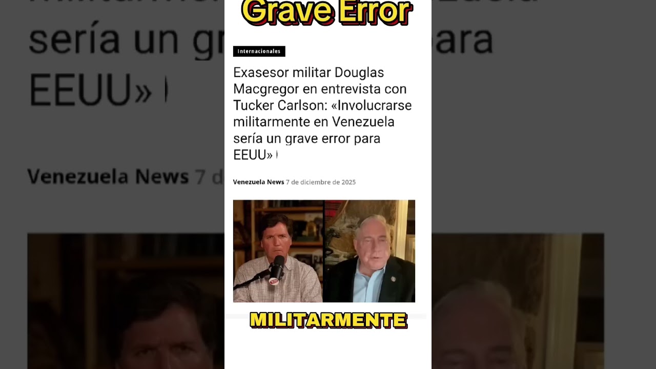 Excelente asesor militar en entrevista con Tucker Carison no te lo pierdas