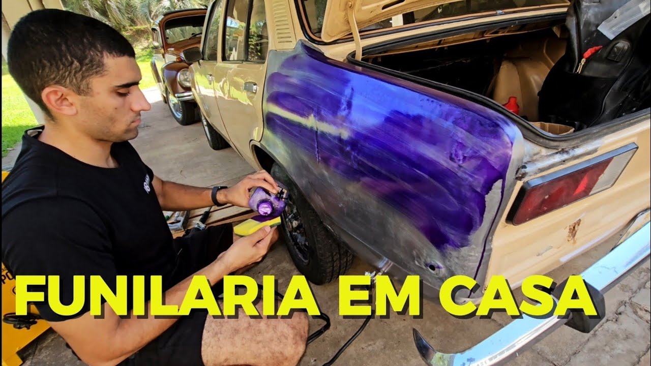 FUNILARIA EM CASA DO CHEVETTE 4 PORTAS | COMO USAR A SPOTTER.