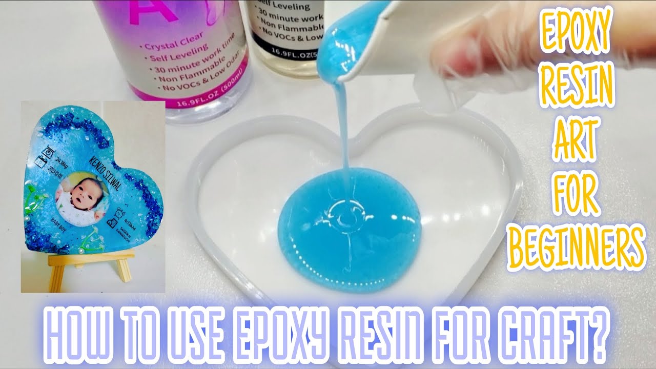 HOW TO USE EPOXY RESIN FOR CRAFT? ||RESIN ART FOR BEGINNERS ||EASY RESIN ART
