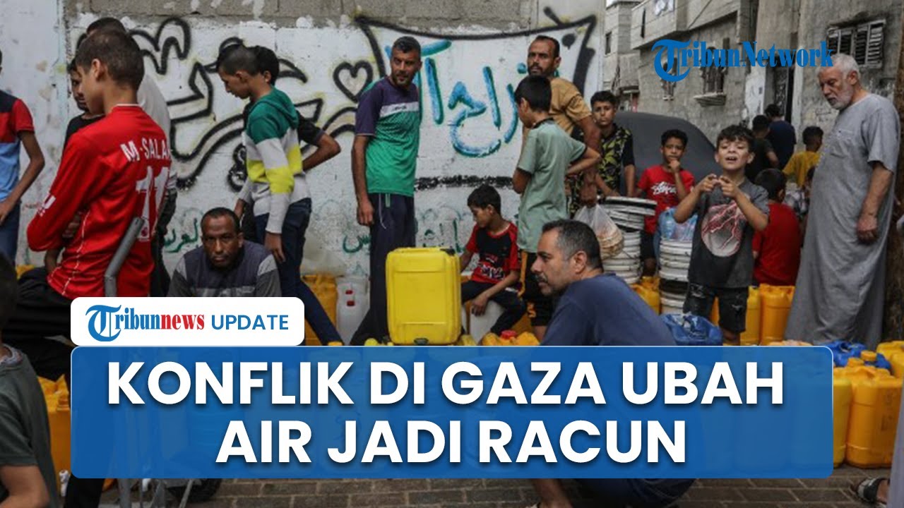 Mengerikan! Perang Israel-Hamas Tak Hanya Runtuhkan Kota, Kini Air Gaza Berubah Jadi Racun