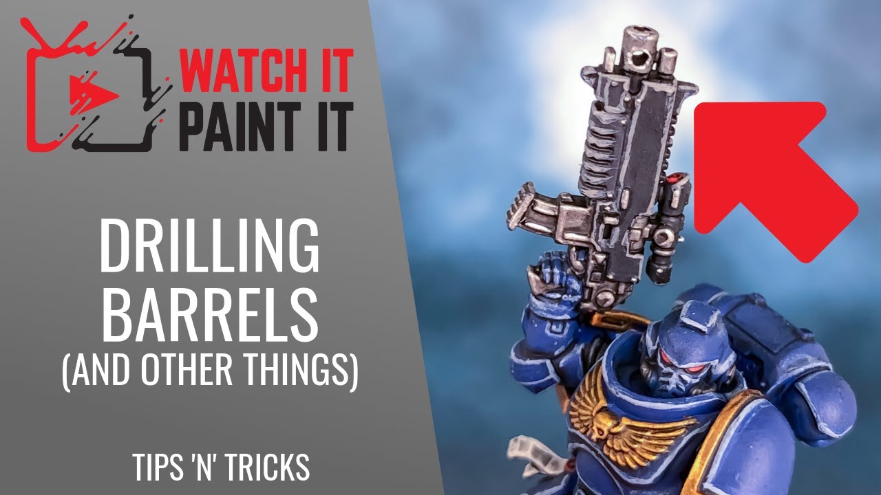 Using a Pin Vice to Drill Out Your Barrels