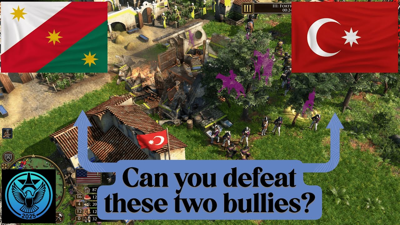 Как победить восстания мексиканцев и османов |Рейтинг 2 на 2| - Age of Empires III DE