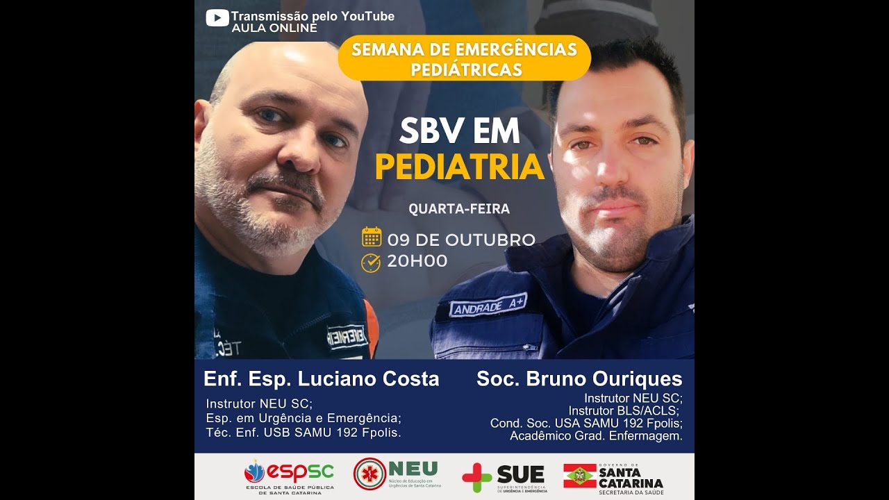 NEU SAMU Web Aula Suporte Básico de Vida em Pediatria