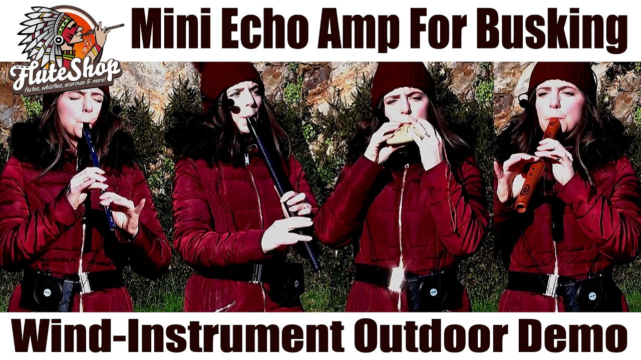 Mini Echo Speaker - Outdoor Demo with 4 instruments | from Fluteshop.eu