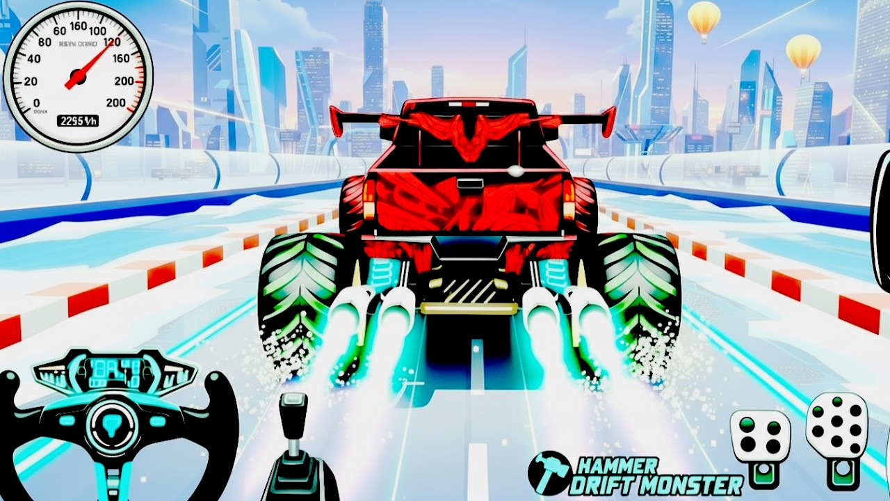 Watch Monster Truck: Epic New Monster Truck Racing & High-Speed Stunts on Off-Road Track!