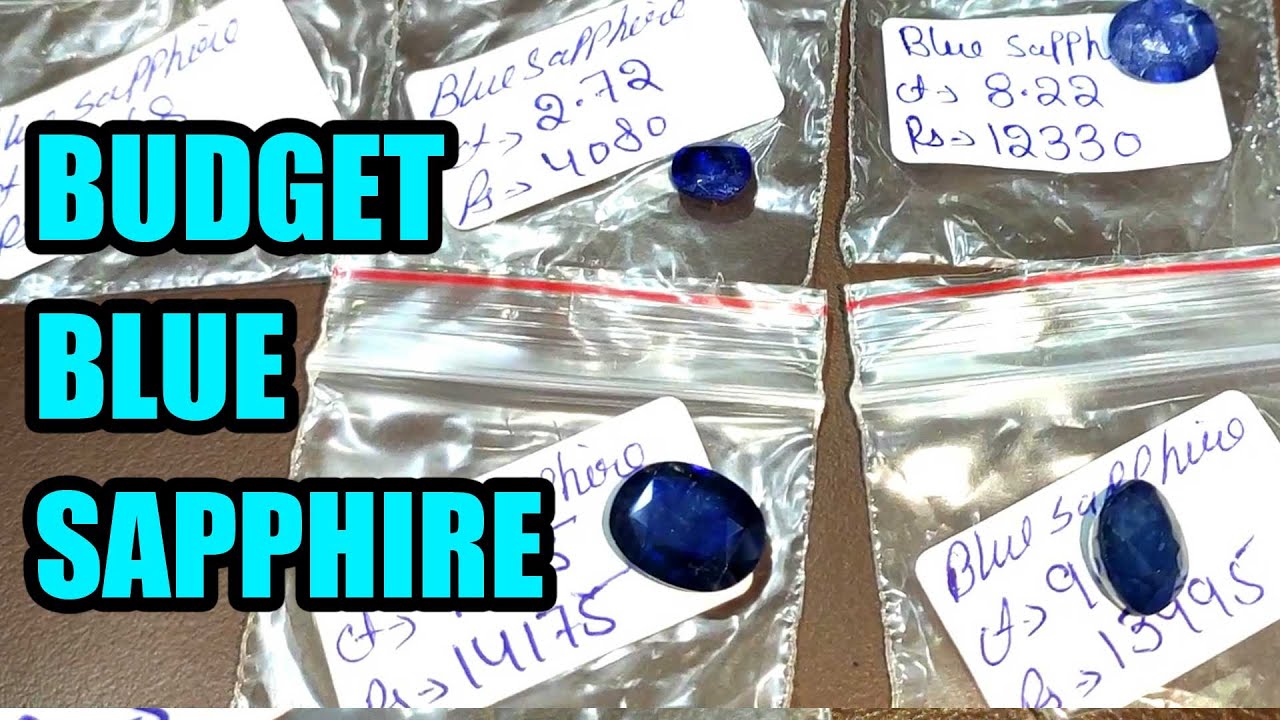 Premium Quality Budget Blue Sapphire | Lowest Price ever in Indian Market