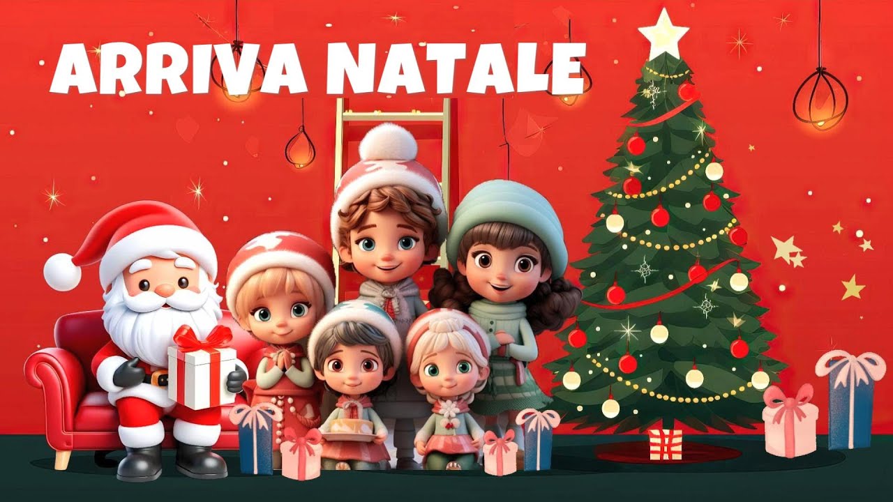 ARRIVA NATALE - Allegra canzone di Natale (con testo) per augurare un felice Natale a tutti!