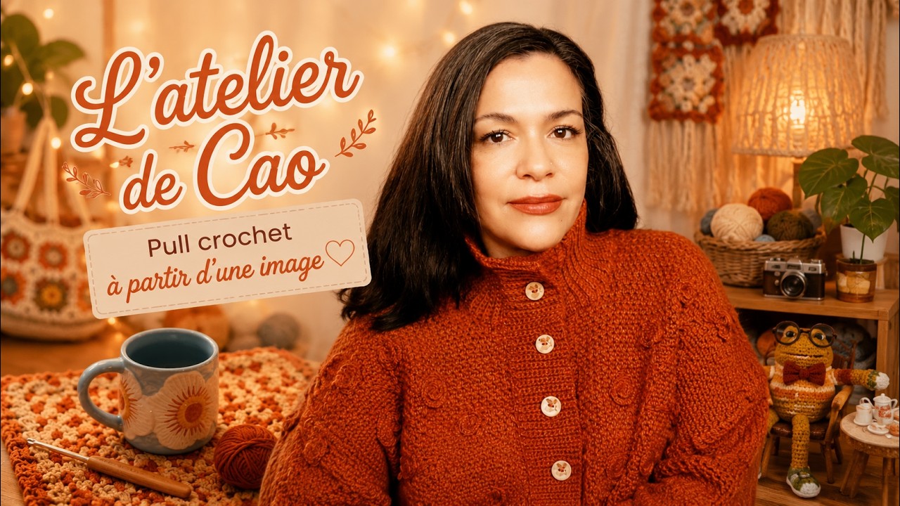 🧶ATELIER DE CAO / Confection d'un pull de printemps
