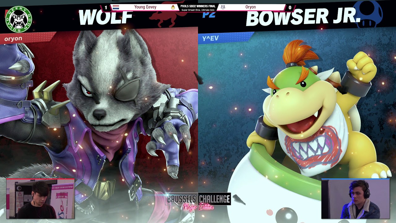 BC - Young Eevey (Bowser Jr.) Vs. Oryon (Young Link) - Pools SBD2 WF - Ultimate Singles