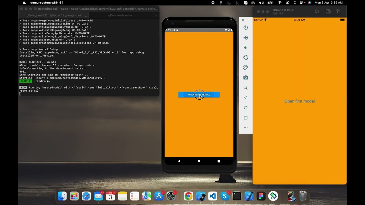 open modal inside another modal l nested modal in react native l react native tutorials in urdu