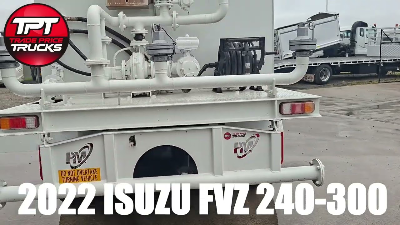 2022 ISUZU FVZ 240-300• 13,000LT WATER TANK