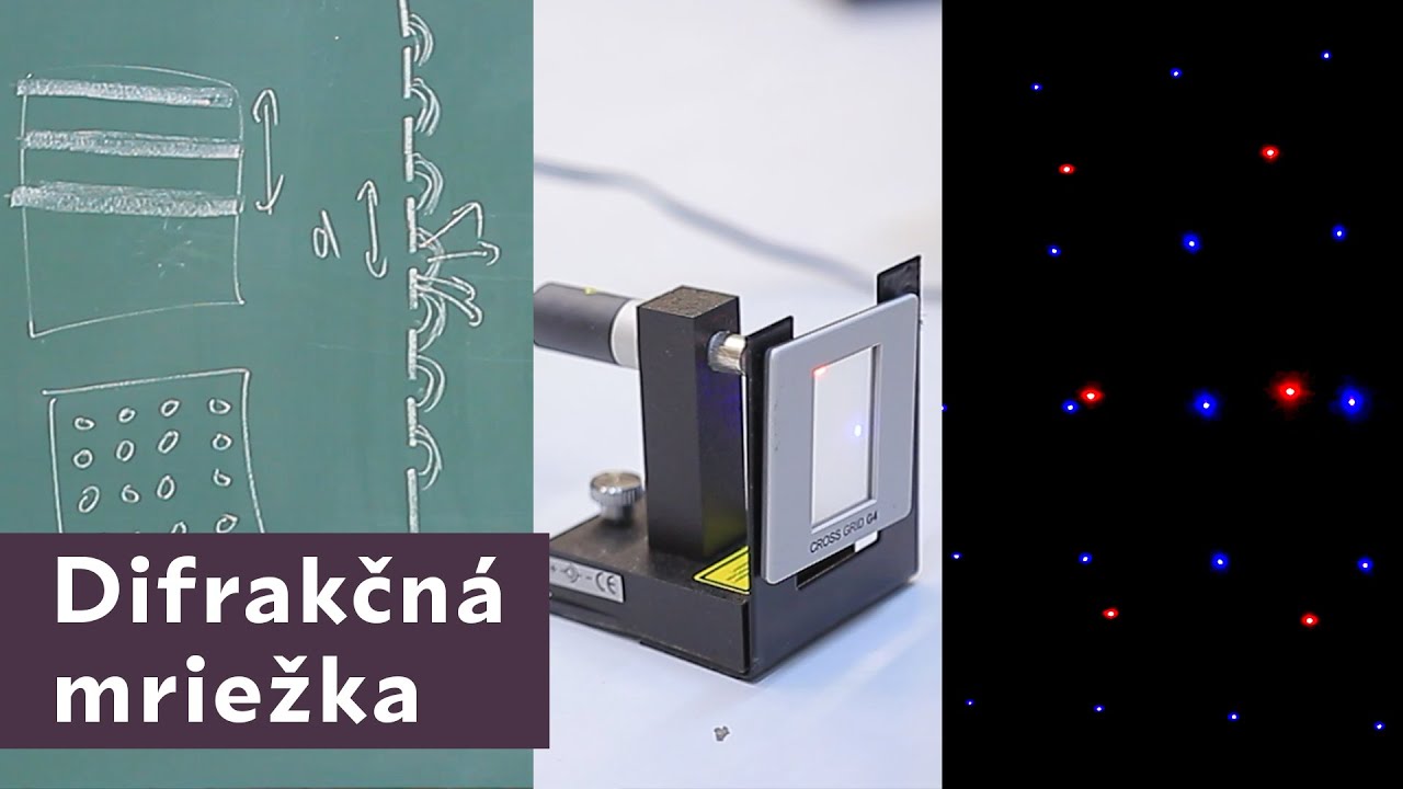 Difrakčná mriežka | Optika | Fyzikálne pokusy