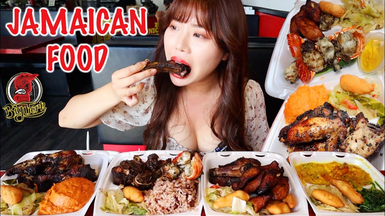 ЯМАЙСКАЯ КУХНЯ МУКБАНГ в Лас-Вегасе! БЫЧИЙ ХВОСТ, ЛОБСТЕР, КУРИЦА ПО-ДЖЕРК, РЕБРЫШКИ, КАРРИ С КРЕ...