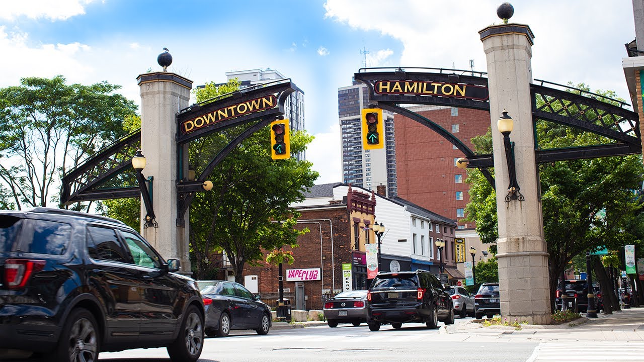 Driving Through Downtown Hamilton Ontario. The Roads Are Badly Worn. How You Doing?