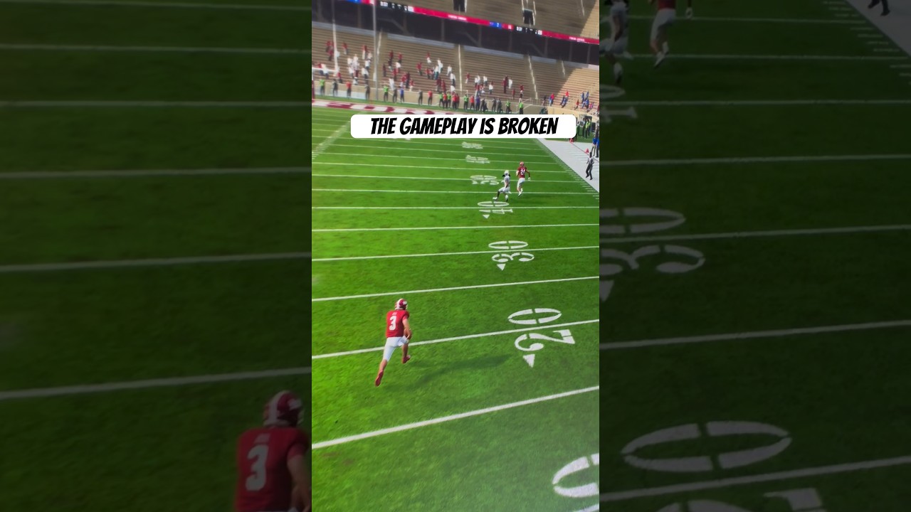 College Football 25 gameplay is already broken! 