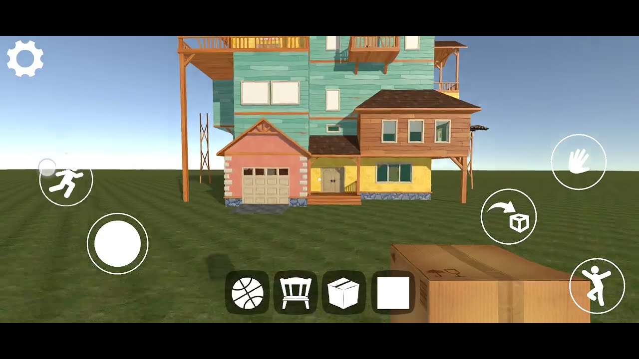 Explore more in the house of the lost version of hello Neighbor Alpha 1