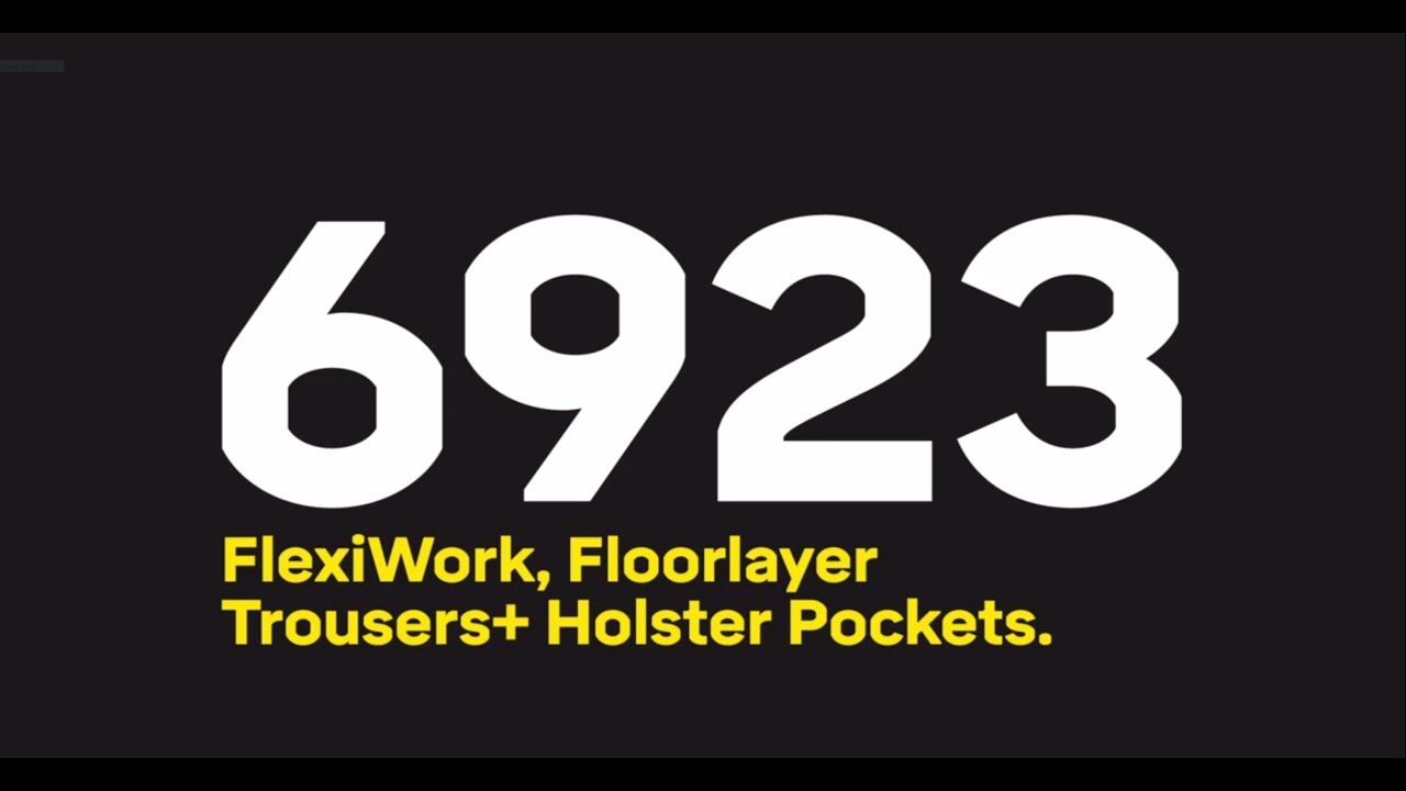 Snickers Workwear: 6923 FlexiWork Vloerleggersbroek+