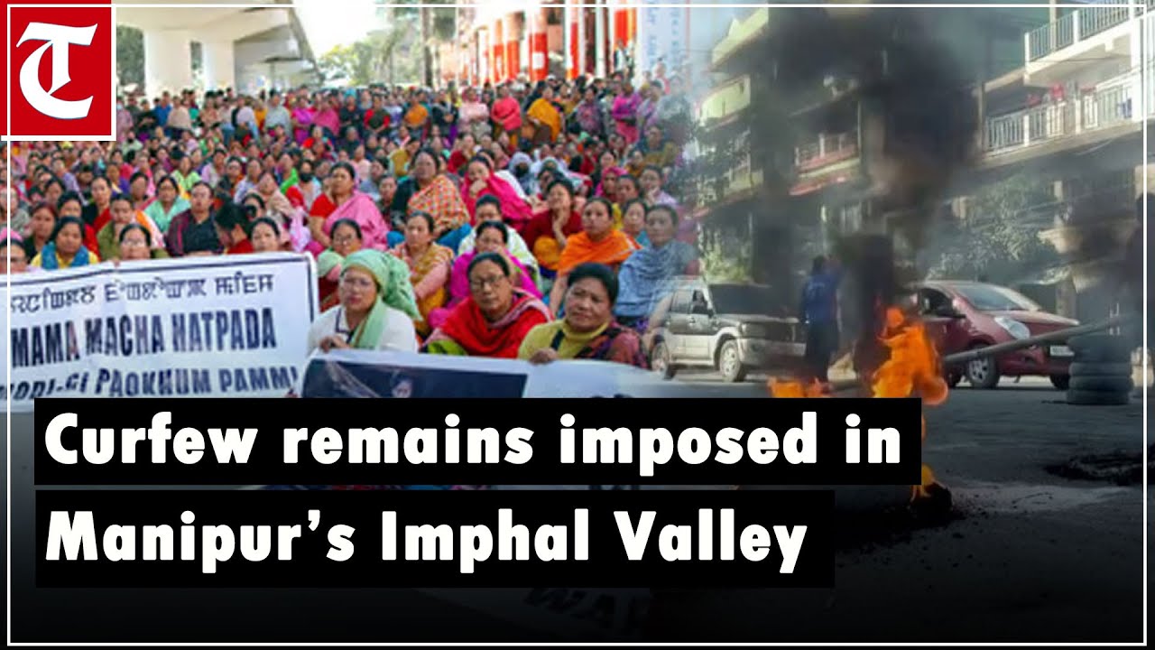 Situation calm but tense in Manipur&rsquo;s Imphal Valley, curfew remains imposed, internet suspended