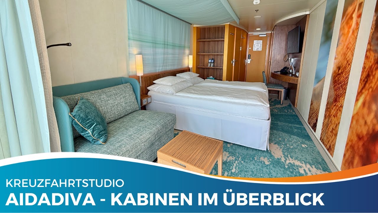 Blick in die Kabinen von AIDAdiva nach der Evolution-Renovierung &ndash; Mit Deluxe Suite!