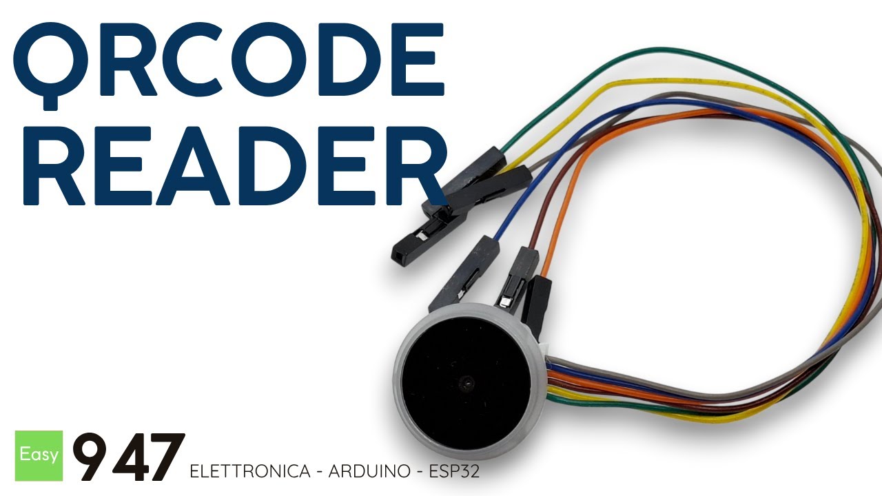Come usare un lettore di QR Code Waveshare Circular 2D Codes Scanner con Arduino o ESP32