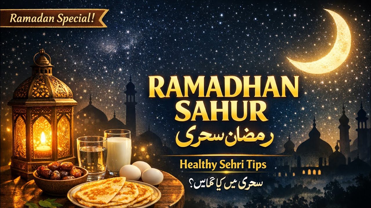 🌙 Sahur Tips for a Blessed Day | سحری کے لیے آسان ٹپس | #Sahurtips #ramadhantips #Ramzan #Sehritips 