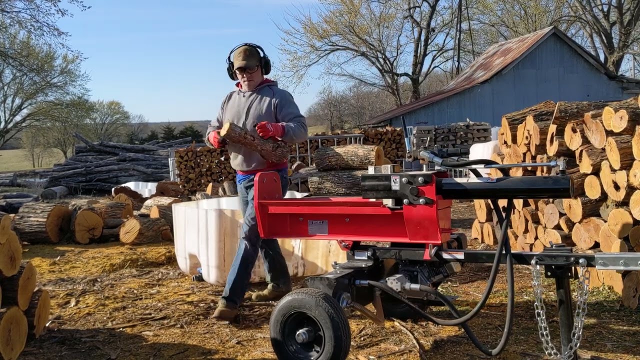 Huskee 20ton log splitter 16 month review