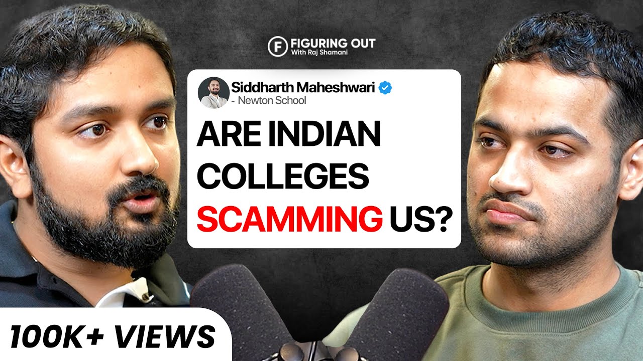 Sad Reality Of Indian Education, Unemployment, Salary & Jobs - Newton School | FO 210 Raj Shamani