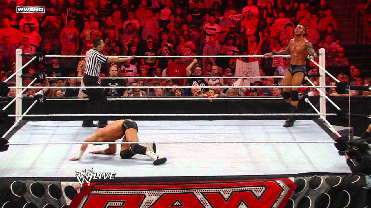 Raw - Рэнди Ортон против Дольфа Зигглера