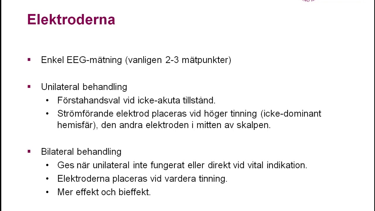 Akutpsykiatri del 2/3 ECT