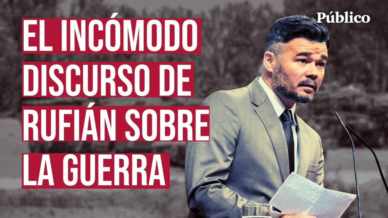 Así retrató RUFIÁN a FEIJÓO y ABASCAL en un celebrado discurso en el CONGRESO