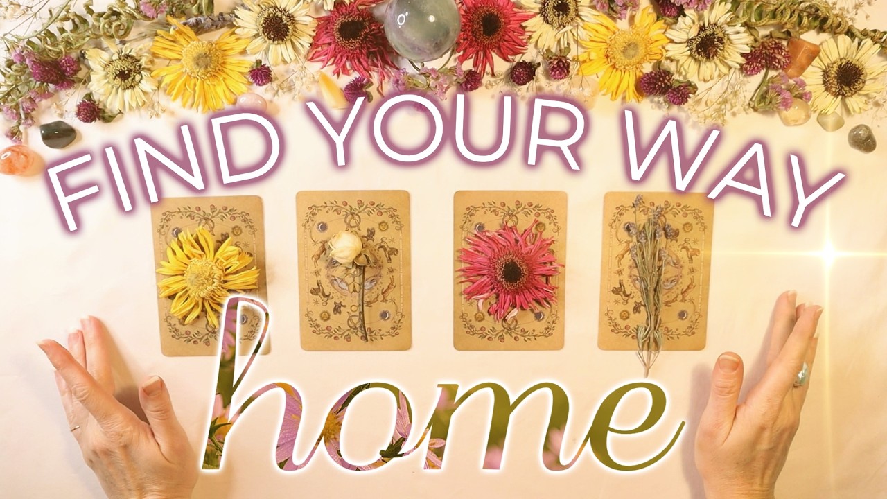 RECALIBRATE Your Inner Compass to Your Truest North Star: Your HEART 🫀✨ Pick a Flower Tarot