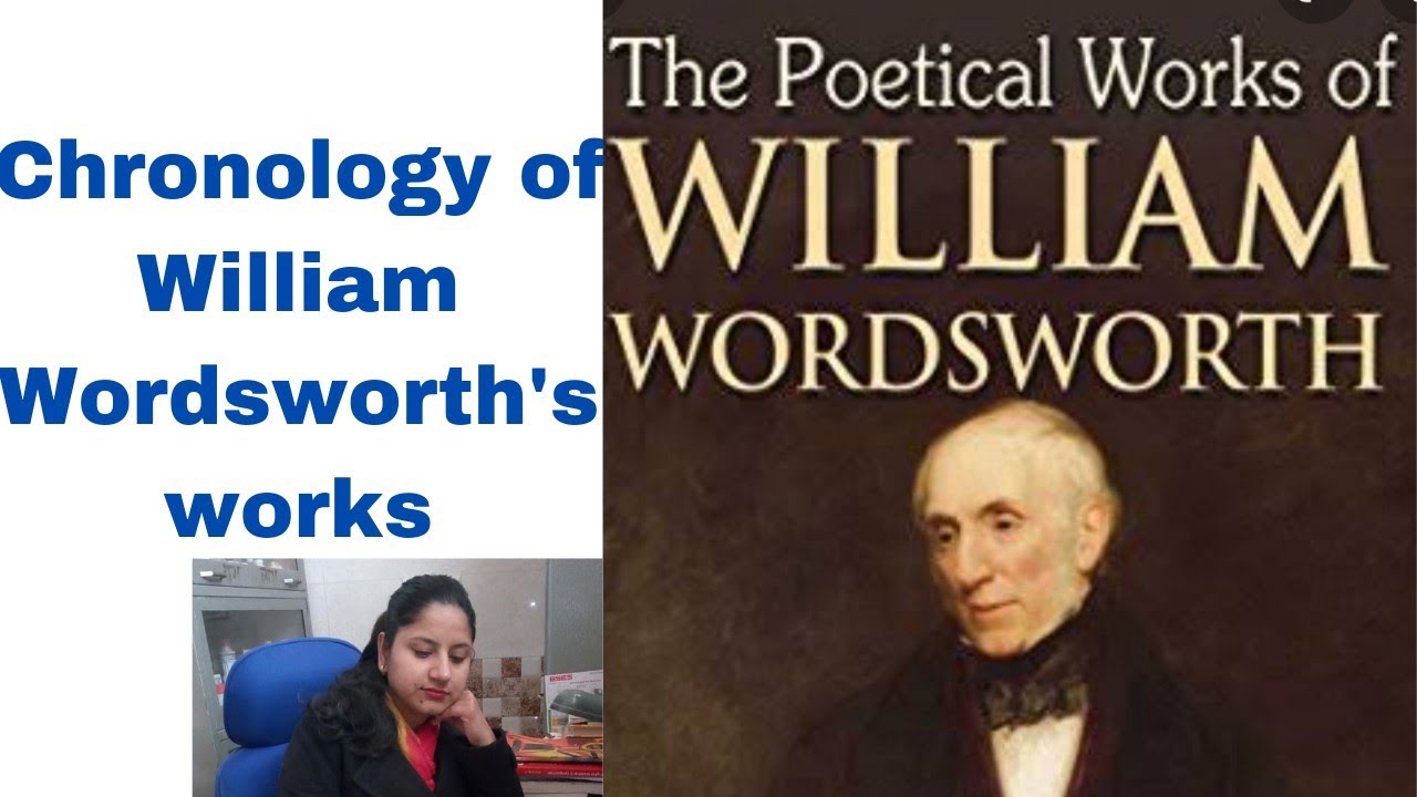 Chronology of William Wordsworth's works