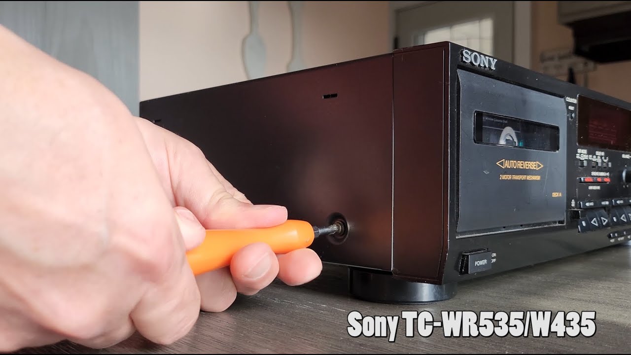How to Replace Broken Belts Sony Tape Deck