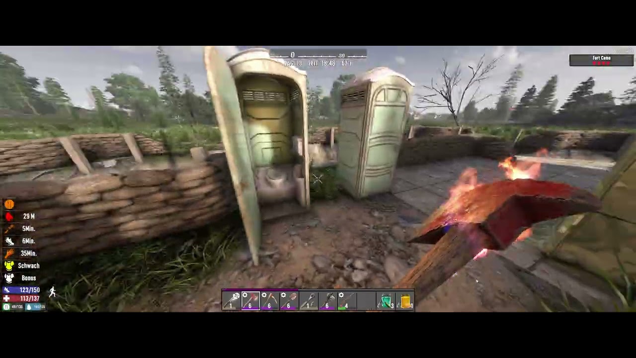 7 Days to Die Folge 23 Staffel 1 heute wurde ich Auseinander genommen  !