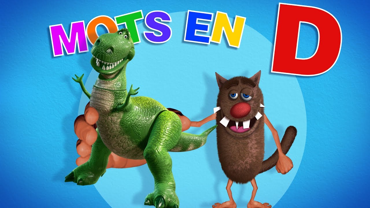 Foufou - Les mots commençant par D pour les enfants (Learn words starting with D for kids) 4k