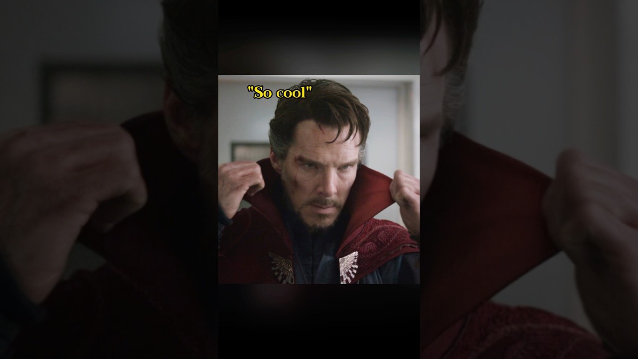 The mischievous cloak and the perpetually pummeled Doctor Strange. 