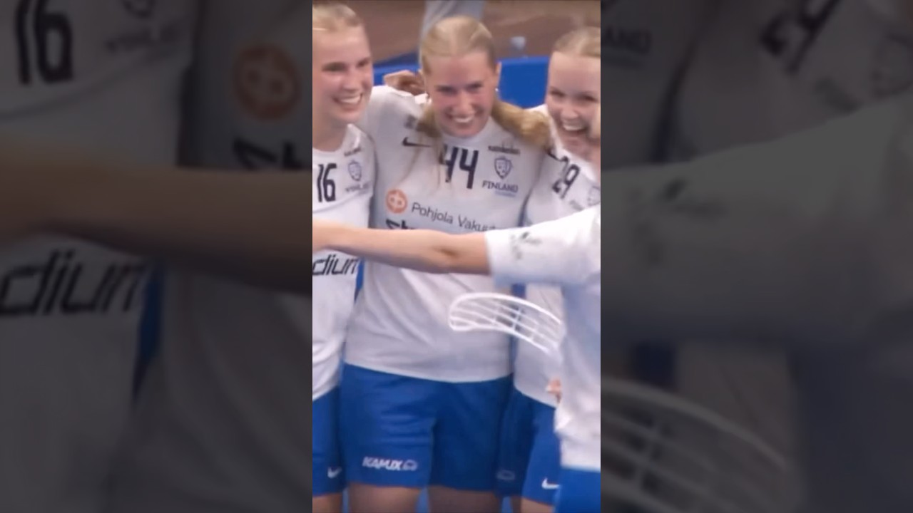 Finland winning gold at TWG 2025! 🇫🇮🔥🥇 #twg2025 #floorball  #wearetheworldgames #floorballtwg