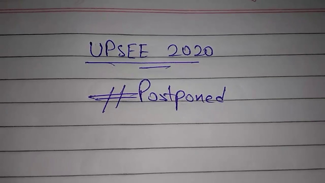 UPSEE 2020 Exam || UPSEE Postponed / uptu aktu entrance exam 2020 exam Postponed