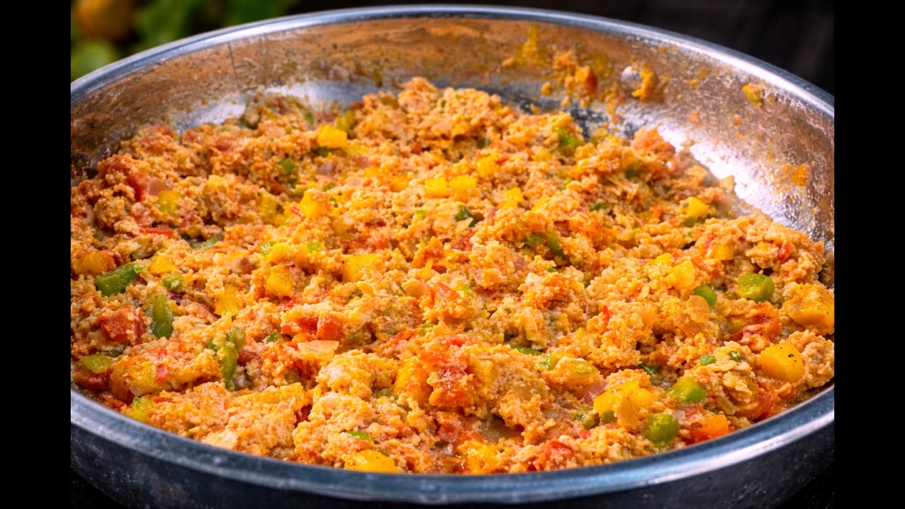 The Best Nigerian Scrambled Eggs Recipe! Easy And Quick Delicious Breafast!  I Make It Every Day!