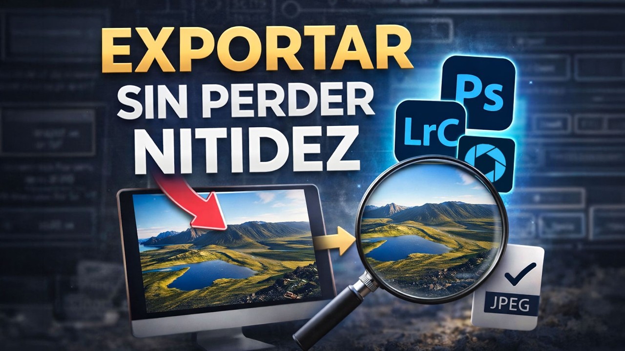 Cómo exportar sin perder nitidez al reducir una foto (Photoshop, Lightroom, Camera Raw)