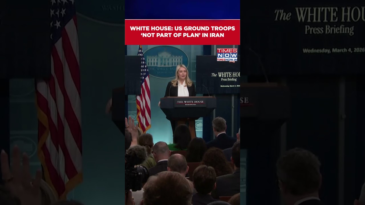 WATCH: White House Says US Ground Troops In Iran Are 'Not Part Of The Plan' For Now #shorts