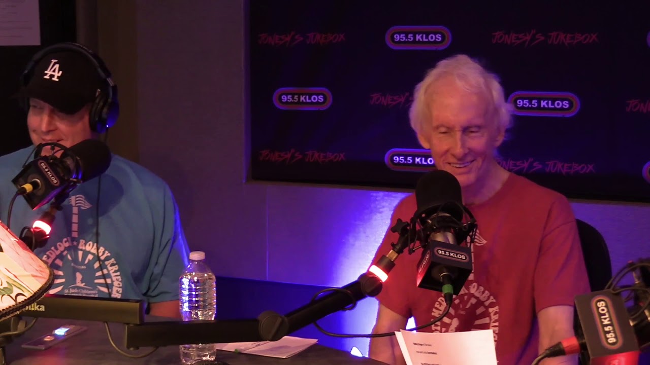 Robby Krieger in-studio on Jonesy's Jukebox